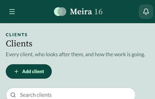 Call, email or WhatsApp a client in one tap