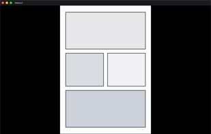 Single page view with the page scrubber along the bottom