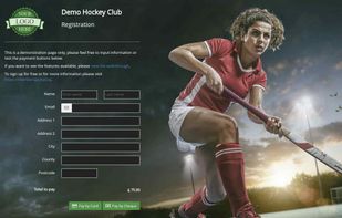 Choose from many available themes for online registration pages.