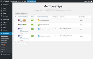 Membership screenshot 1