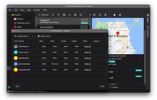 Memento Database supports full multi-user collaboration with customizable access permissions.