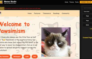 Memer Wesbite Builder