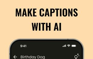 Generate captions with AI
