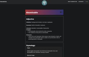 Memodiction.com screenshot 2