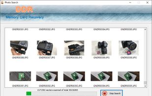 Memory Card Restoration Software screenshot 1