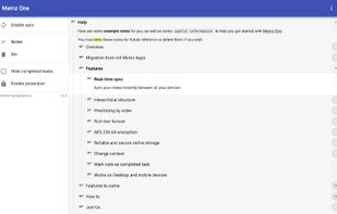 Memz One - Hierarchical Notepad screenshot 2