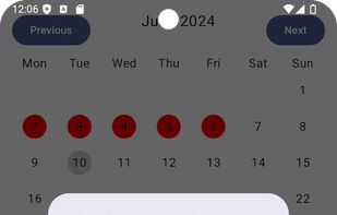 Mensinator screenshot 1