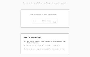 Menta CAPTCHA screenshot 1