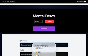 Mental Detox screenshot 1