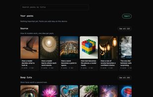 learn packs