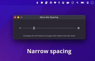 Menu Bar Spacing screenshot 1