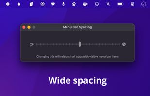 Menu Bar Spacing screenshot 2