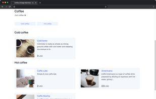 Menu Cards screenshot 1