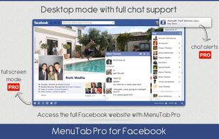 Menu Tab Pro for Facebook screenshot 2