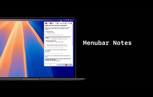 Menubar Notes screenshot 1