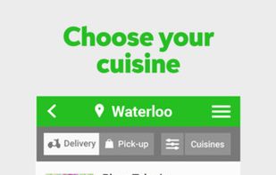 Menulog screenshot 1