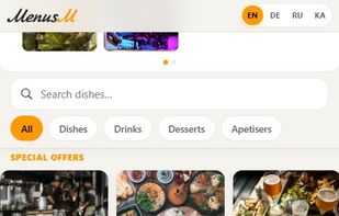 Restaurant Menu