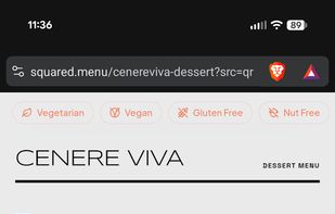 Publish instantly to a QR web menu, no reprints for price changes