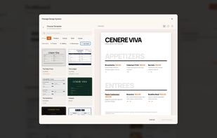 Every template is print-first: what you design is what prints