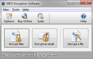 MEO File Encryption Software screenshot 3