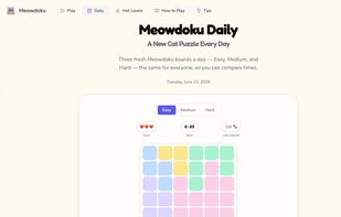 Meowdoku screenshot 1