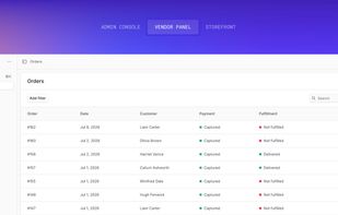 Mercur Vendor Panel