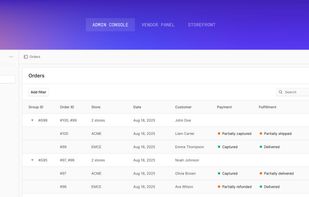 Mercur Admin Panel