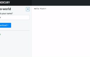 Mercury framework screenshot 2