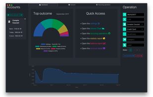 Main view - dark theme