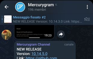 Mercurygram's public group chat on Telegram