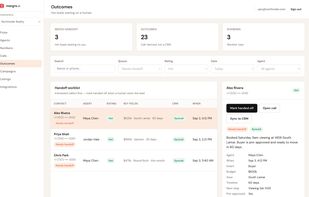 Writes notes and next steps to the CRM.
