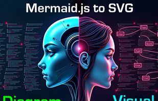 Mermaid.js to SVG Converter screenshot 1