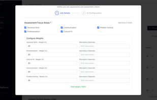 choosing focus areas