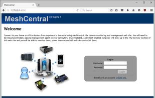 MeshCentral Login Page