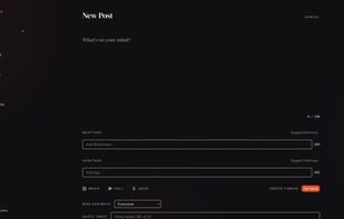 Composing a post with the editor
