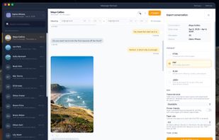 Export conversation to pdf, html, json, xlsx