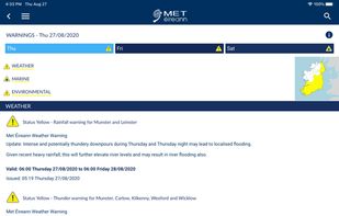 Met Éireann screenshot 1
