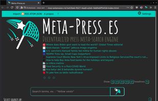Headlines dark background