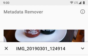 Metadata Remover screenshot 1