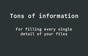 Metadata edition page
