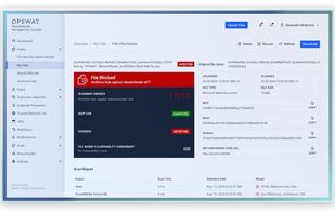 MetaDefender MFT - Advanced Threat Prevention, File Scanning Result