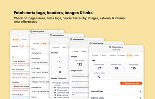 All features of MetaExplorer