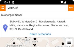 MetaGer Maps screenshot 1