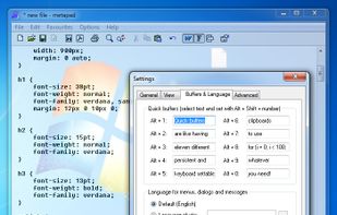 metapad screenshot 3