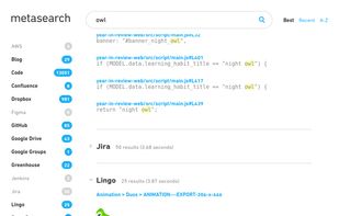 Metasearch screenshot 1