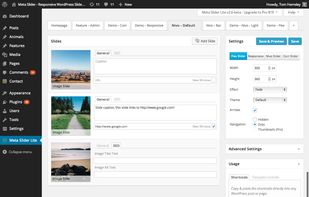 MetaSlider screenshot 1