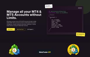 Metatrader API screenshot 1