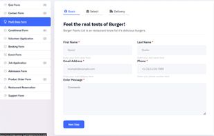 MetForm screenshot 2