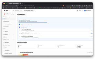 Dashboard page