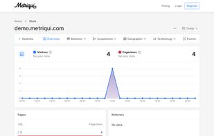 Metriqui screenshot 1